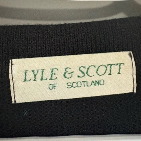 Lyle & Scott of Scotland, size large, Black and Brown Knitwear long sleeve - Picture 5 of 6